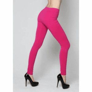 Lady's Solid Nylon Seamless Leggings